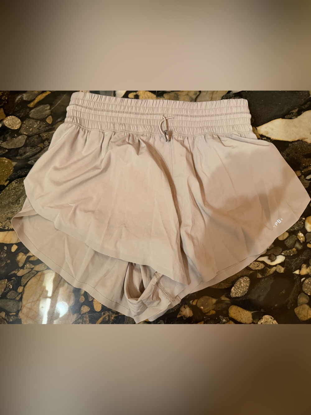 YPB light pink shorts
